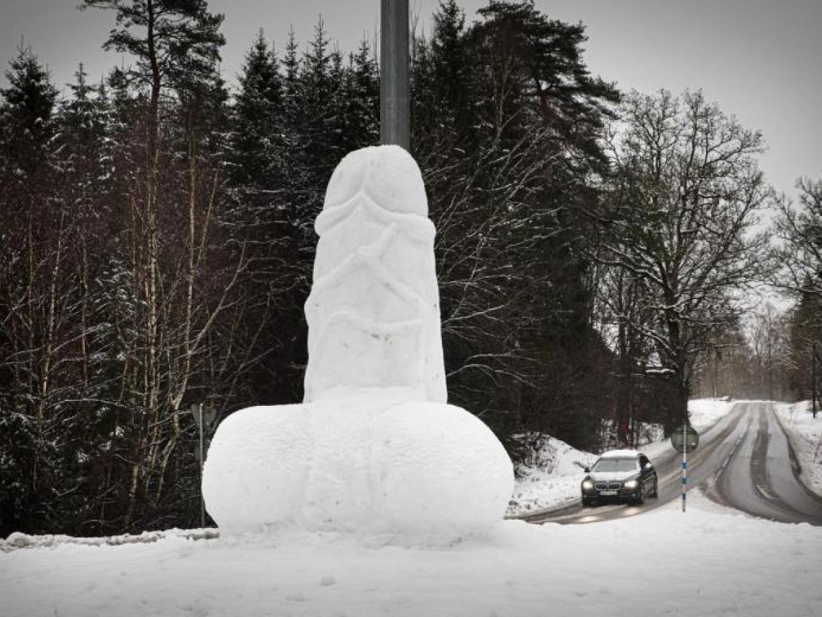 「晨勃」五年的都市傳說！瑞典雪屌一夜長成 居民驚嘆「肌膚血管清晰可見」