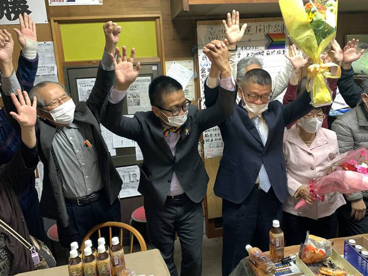 日本愛知縣首位出櫃男同志市議員 伴侶來自台灣